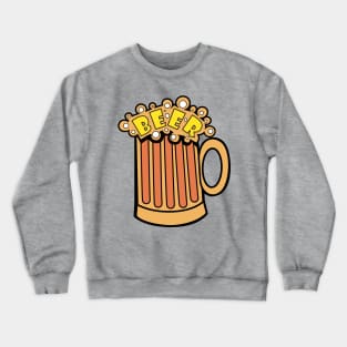 Foamy Beer Mug Crewneck Sweatshirt